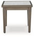 Rainier Ranch - Brown / Beige - Square End Table