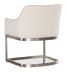 Modern Mood - Upholstered Arm Chair With Metal Base - Beige
