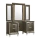 Twenty Nine - Vanity Set With Led & USB Plug - Dark Brown