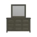 Canterbury - Dresser And Mirror Set - Gray