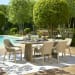 Harbor - Herringbone Indoor-Outdoor Dining Table - Brown