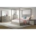 Arcadia - King Canopy 3 Piece Bedroom Set - Grey