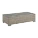 Ollie - 4 Piece Patio Conversation Set (Sofa, Chair, Rectangular Coffee Table & Cooler Box) - Tan And Olefin White Cream