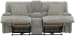 Renaldo - Power Console Loveseat With Zero Gravity Recline - Stone