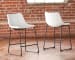 Centiar - Upholstered Barstool (Set of 2) - White