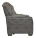 Next-Gen Durapella - Slate - Power Reclining Loveseat with Console/Adj Headrest