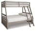 Lettner - Light Gray - Twin Over Full Bunk Bed