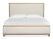 Coventry - King Upholstered Panel Bed - Honey Wheat