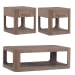 South Bend - 3 Piece Set - Brown
