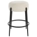 Arles - Plush Counter Stool - White