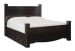 Mirlotown - Almost Black - King Poster Bed With Side Storage