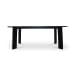 Delta - Oval Outdoor Dining Table - Black