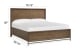 Lindon - Complete King Panel Bed - Belgian Wheat