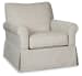 Searcy - Swivel Glider Accent Chair - Quartz