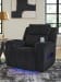 Forest Lake - Power Recliner With Adj Headrest - Black