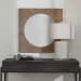 Uma - Wooden Square Mirror - Light Brown