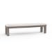 Laguna - Dining Bench, No Welt - Canvas Flax / Gray