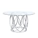 Merlin - Standard Height 5 Piece Dining Set - Table And Four Arm Chairs - Gray