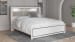 Altyra - White - King Panel Bookcase Bed