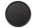 Lindon - Dark Round Pedestal Accent End Table - Coffee Bean