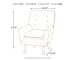 Zossen - Ivory - Accent Chair