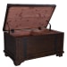 Aspen Skies - Storage Trunk - Dark Brown