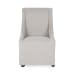Warwick - Upholstered Rolling Dining Chair - Sandy Tan