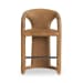 Archie - Distressed Leather Counter Stool - Maple Brown