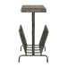 Sonora - Industrial Magazine Accent Table - Dark Brown