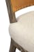 Lina - Chair - Leather And Linen (Set of 2) - Light Brown
