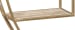 Elettra - Natural / Gold Finish - Wall Shelf