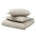 Talia - 3 Piece King Comforter Set - Natural