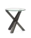 Jax - Round End Table - Carbon Shadow