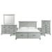 Slater - King Platform Storage 6 Piece Bedroom Set - Gray