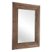 Rennick - Large Reclaimed Pine Mirror - Dark Brown