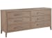 New Modern - Cove Drawer Dresser - Dark Brown