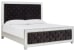 Lindenfield - Black / Silver - California King Upholstered Bed