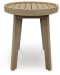 Marina Sun - Beige - Round End Table