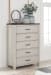 Darborn - Gray / Brown - Five Drawer Chest