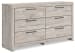 Broachmyn - Six Drawer Dresser - Gray