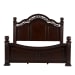 Messina Estates - 3 Piece Bedroom Set (Queen Poster Bed, Dresser & Mirror) - Dark Brown