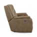 Arlo - 76" Reclining Loveseat With Console - Light Brown