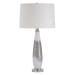 Quinn - Table Lamp - White & Silver