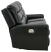 Warlin - Black - PWR REC Sofa with ADJ Headrest