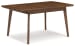 Lyncott - Brown / Gray - 5 Pc. - Butterfly Extension Table, 4 Side Chairs