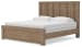 Oliandon - King Panel Bed - Light Brown
