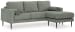 Hazela - Charcoal - 2 Pc. - Sofa Chaise, Loveseat