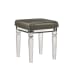Twenty Nine - 16.14" Vanity Stool With Acrylic Leg - White