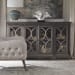 Belino - Wooden 4 Door Chest - Dark Brown