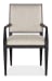 Linville Falls - Linn Cove Upholstered Arm Chair (Set of 2) - Black / Dark Brown